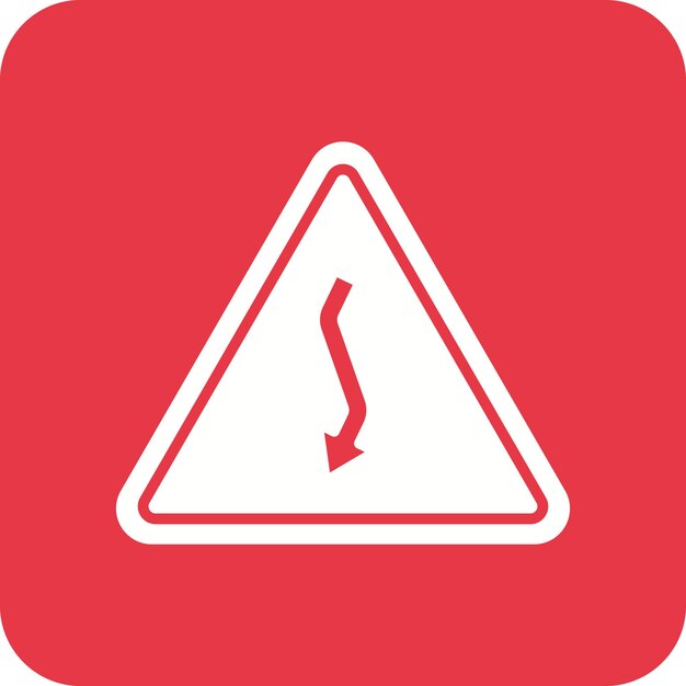 Imagen vectorial del icono de peligro Puede utilizarse para herramientas eléctricas