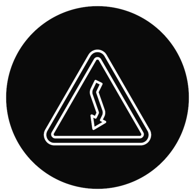 Imagen vectorial del icono de peligro Puede utilizarse para herramientas eléctricas