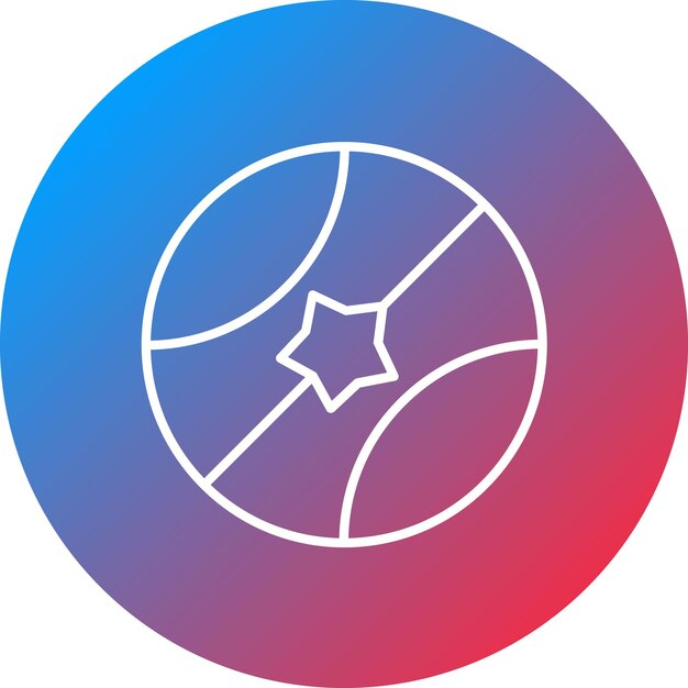 La imagen vectorial del icono de la pelota se puede usar para Baby