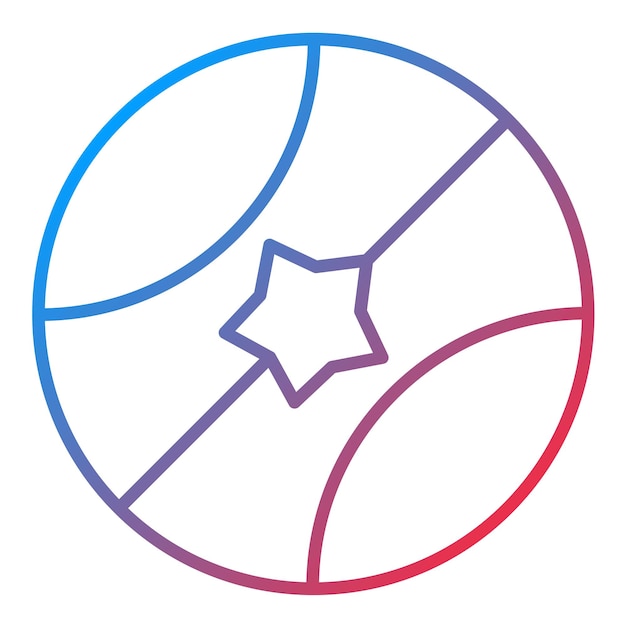 La imagen vectorial del icono de la pelota se puede usar para Baby