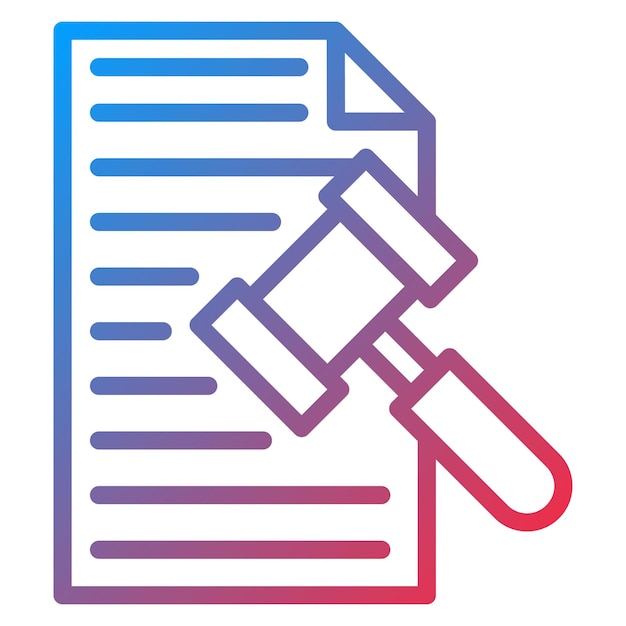 Imagen vectorial del icono de penalización Se puede utilizar para el cumplimiento y la regulación
