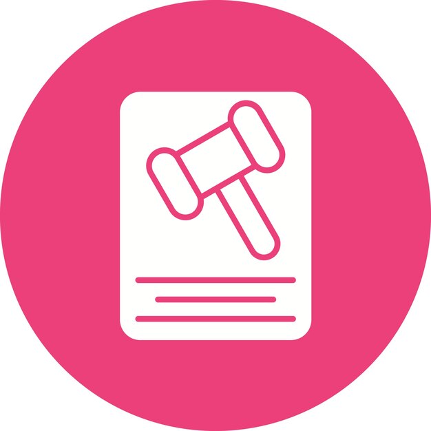 Imagen vectorial del icono de penalización Se puede utilizar para el marketing en Internet