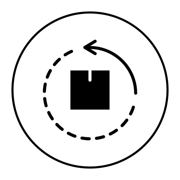 Imagen vectorial de icono pendiente Puede utilizarse para la tienda en línea