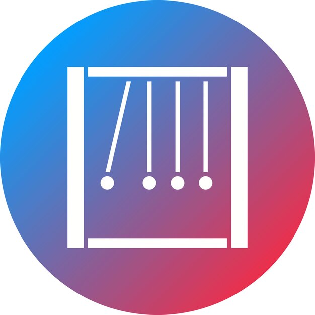 Imagen vectorial del icono del péndulo Se puede utilizar para la educación