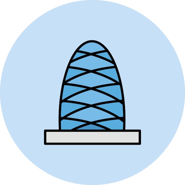 Imagen vectorial de icono de pepino Se puede usar para puntos de referencia