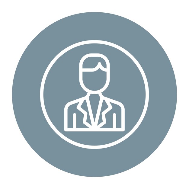 Imagen vectorial del ícono del perfil Se puede utilizar para el comercio minorista digital