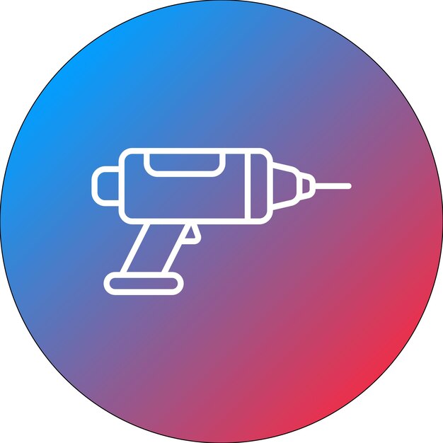 Imagen vectorial del icono de perforación manual Se puede utilizar para herramientas eléctricas
