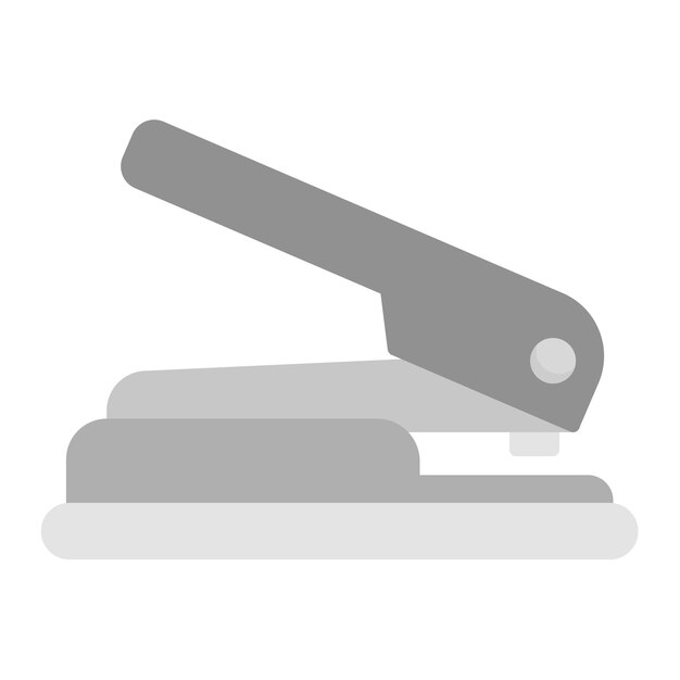 Imagen vectorial del icono del perforador de agujeros Se puede utilizar para papelería de oficina