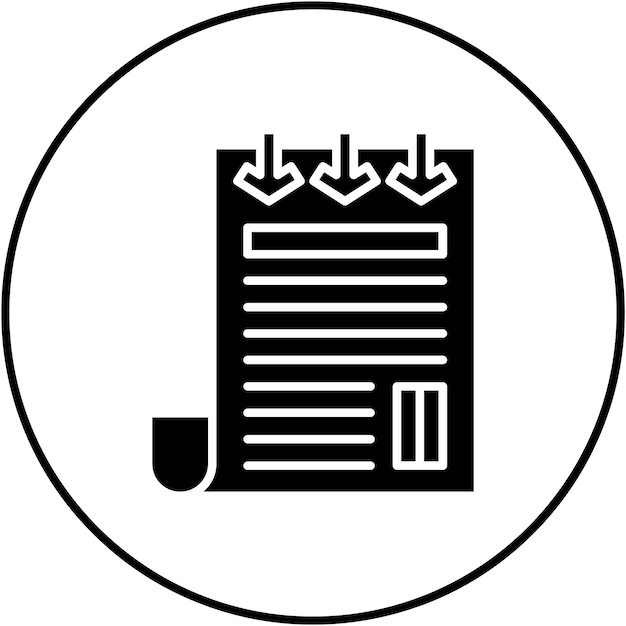 Imagen vectorial de icono de periódico Se puede utilizar para Comunicación y Medios