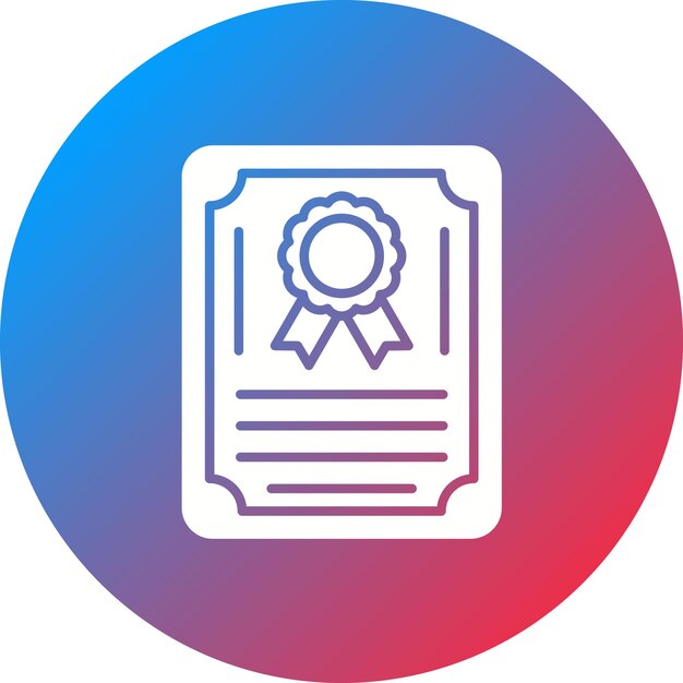 Imagen vectorial de icono de permiso de negocio Se puede utilizar para negocios basados en el hogar