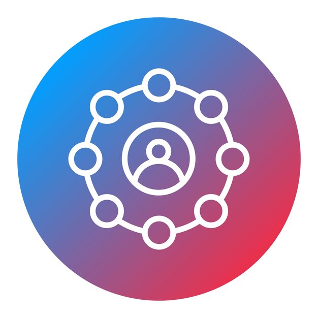 Imagen vectorial de icono de persona clave Puede utilizarse para Recursos Humanos