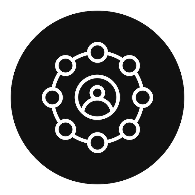 Imagen vectorial de icono de persona clave Puede utilizarse para Recursos Humanos