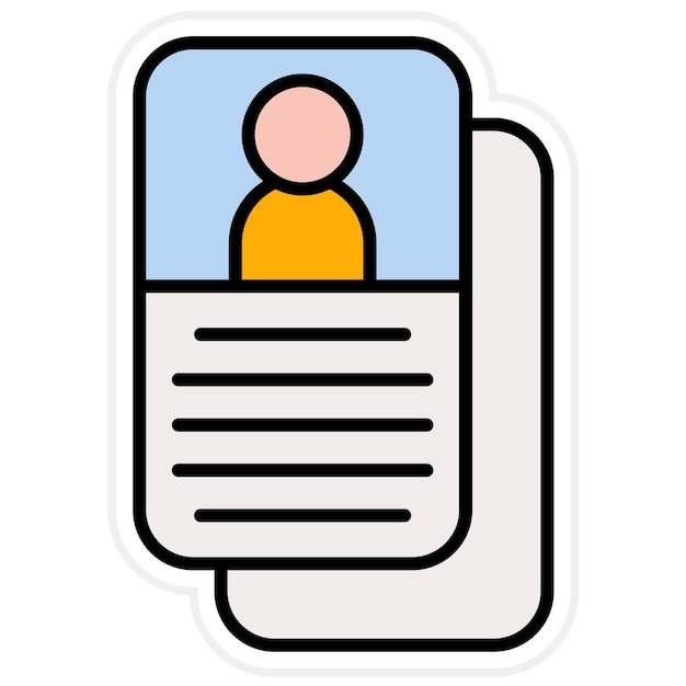 Imagen vectorial del icono de la Persona del comprador Se puede utilizar para ventas