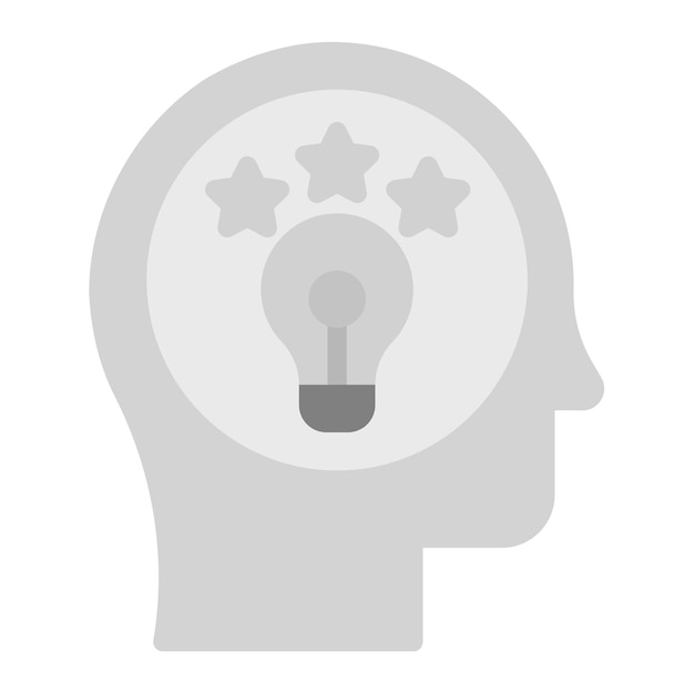Imagen vectorial de icono de personalidad Se puede usar para Psicología