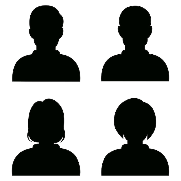 Imagen vectorial de icono de personas