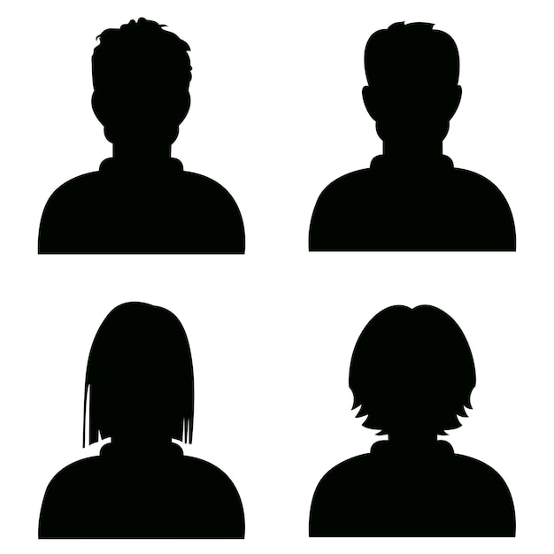 Imagen vectorial de icono de personas
