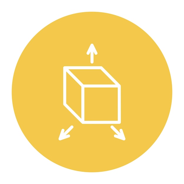 Imagen vectorial de icono de perspectiva Se puede utilizar para el liderazgo de pensamiento
