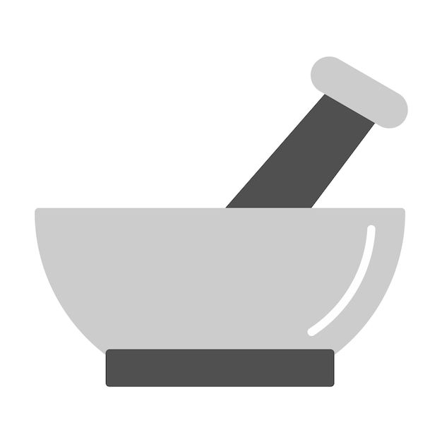 Imagen vectorial del icono de Pestle Se puede utilizar para Medicina I
