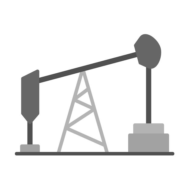 Imagen vectorial de icono de petróleo Se puede utilizar para la energía nuclear