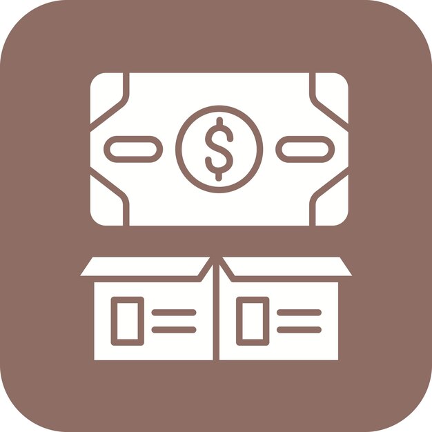 Vector imagen vectorial del icono de petty cash se puede utilizar para la contabilidad