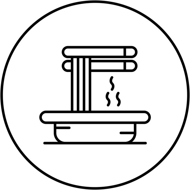 Vector la imagen vectorial del icono pho se puede utilizar para street food