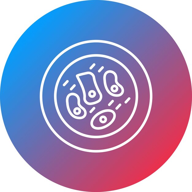Imagen vectorial del icono de la piel Se puede utilizar para el cuidado de la piel