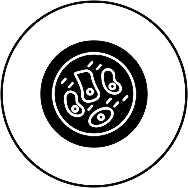 Imagen vectorial del icono de la piel Se puede utilizar para el cuidado de la piel