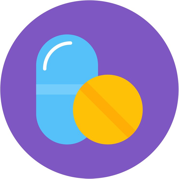 Vector imagen vectorial del icono de la píldora se puede utilizar para la enfermería