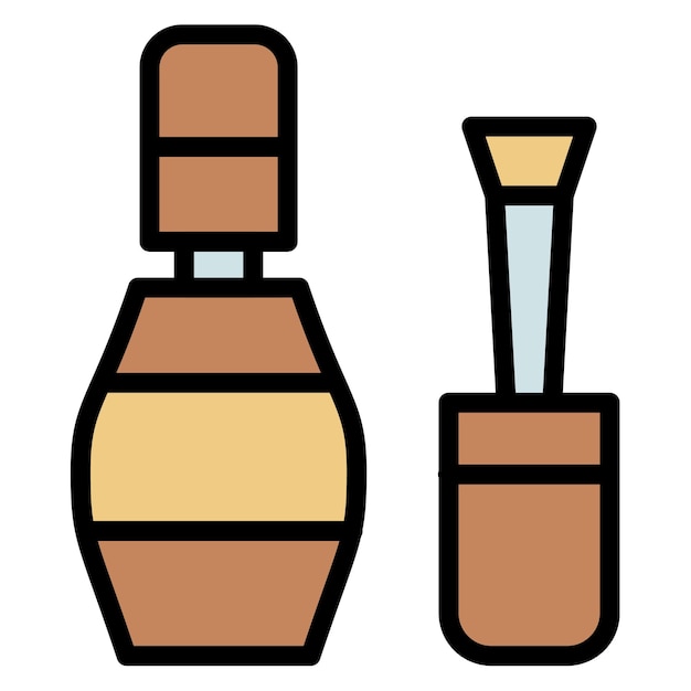 Imagen vectorial del icono del pincel polaco Se puede usar para Shoemaker