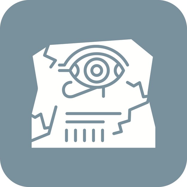 Imagen vectorial de icono de pintura de cueva Se puede usar para la prehistoria