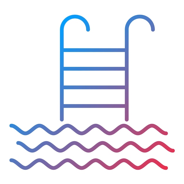 Imagen vectorial del icono de la piscina de masaje Se puede usar para Spa