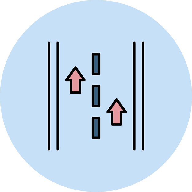 Imagen vectorial del icono de la pista de aterrizaje Puede utilizarse para la aviación