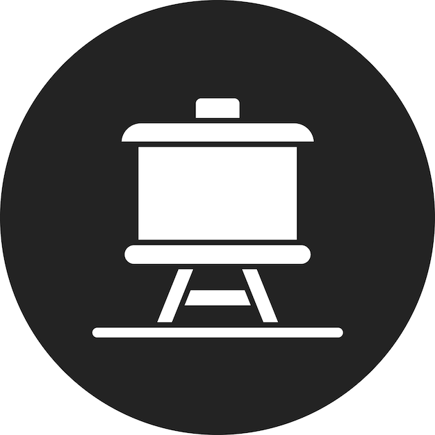 Imagen vectorial de icono de pizarra puede usarse para la vida sostenible