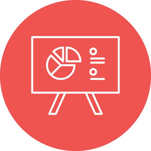 Imagen vectorial de icono de pizarra Puede utilizarse para papelería de oficina