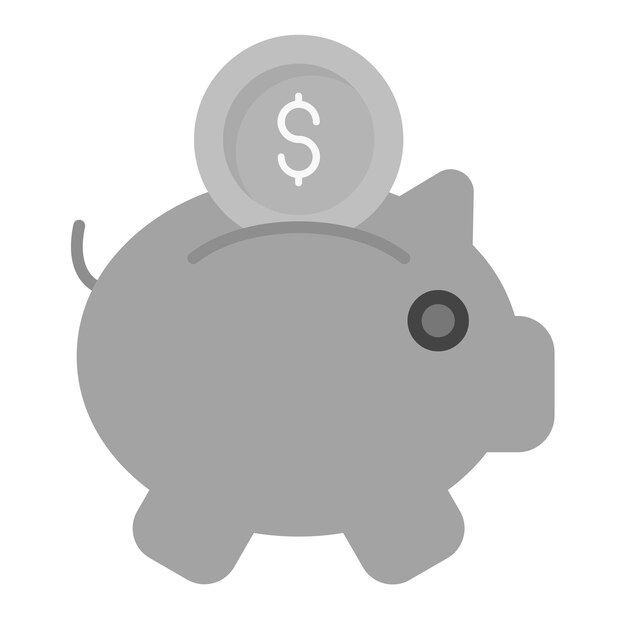 Imagen vectorial del icono del plan de ahorro Se puede utilizar para Recursos Humanos