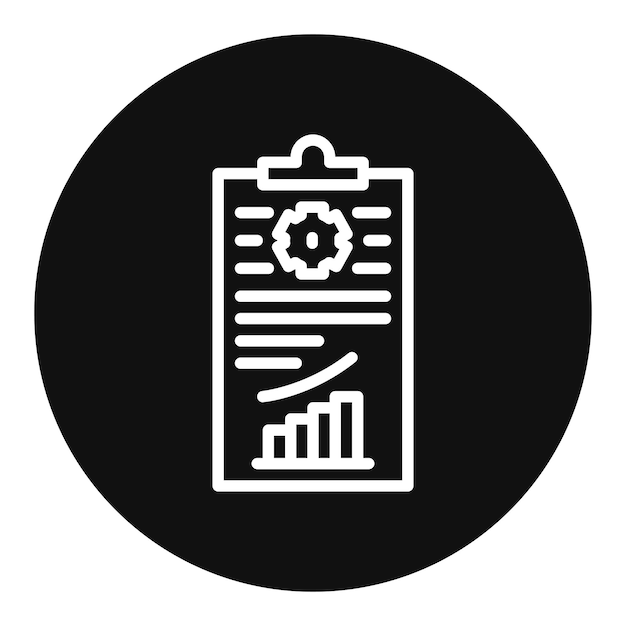 Imagen vectorial del icono del plan de desarrollo Se puede utilizar para Recursos Humanos