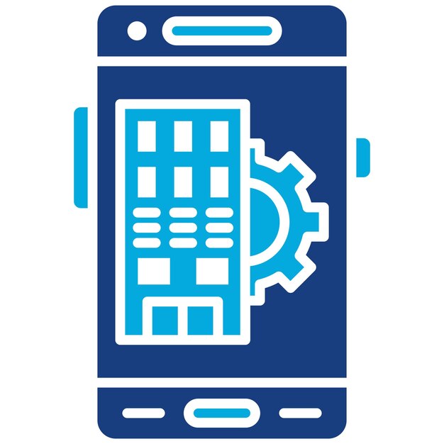 Imagen vectorial del icono del plan de la empresa Se puede utilizar para el desarrollo de aplicaciones móviles