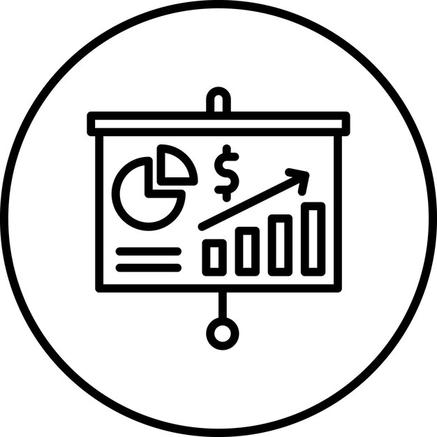 Imagen vectorial del icono del plan de negocios Se puede usar para crédito y préstamo