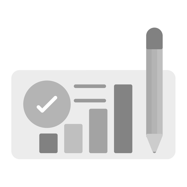 Imagen vectorial del icono del plan de negocios Se puede utilizar para Finanzas