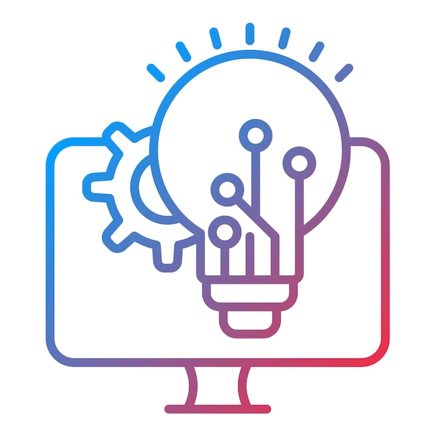 Imagen vectorial del icono del plan del proyecto Se puede utilizar para la programación informática