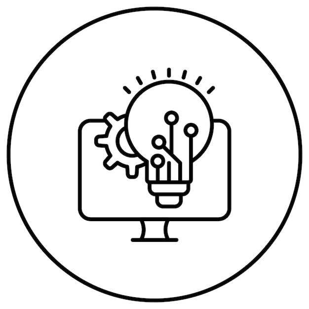 Imagen vectorial del icono del plan del proyecto Se puede utilizar para la programación informática