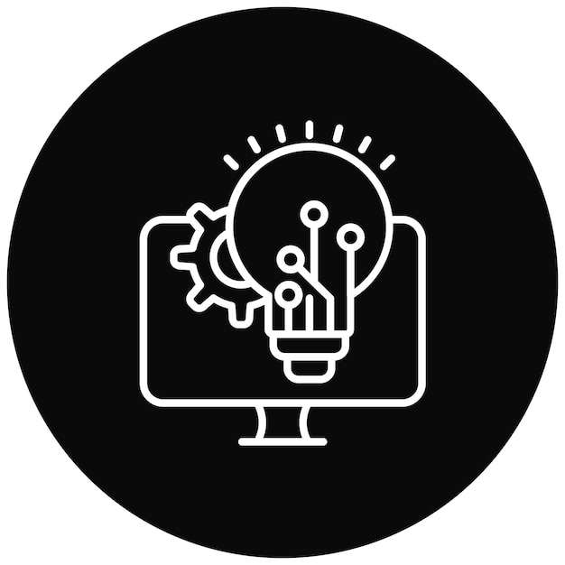 Imagen vectorial del icono del plan del proyecto Se puede utilizar para la programación informática