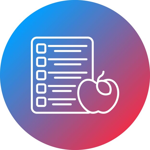 Imagen vectorial del icono del plan de salud Se puede utilizar para la agencia de reclutamiento