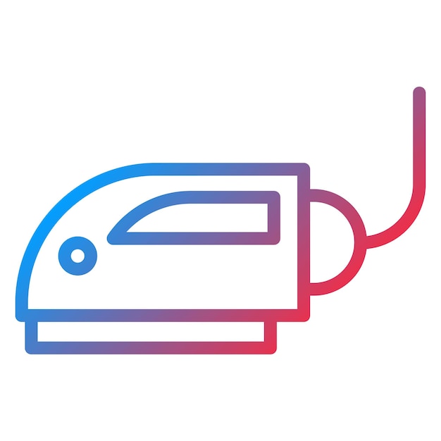 Imagen vectorial del icono de planchado Se puede utilizar para la limpieza