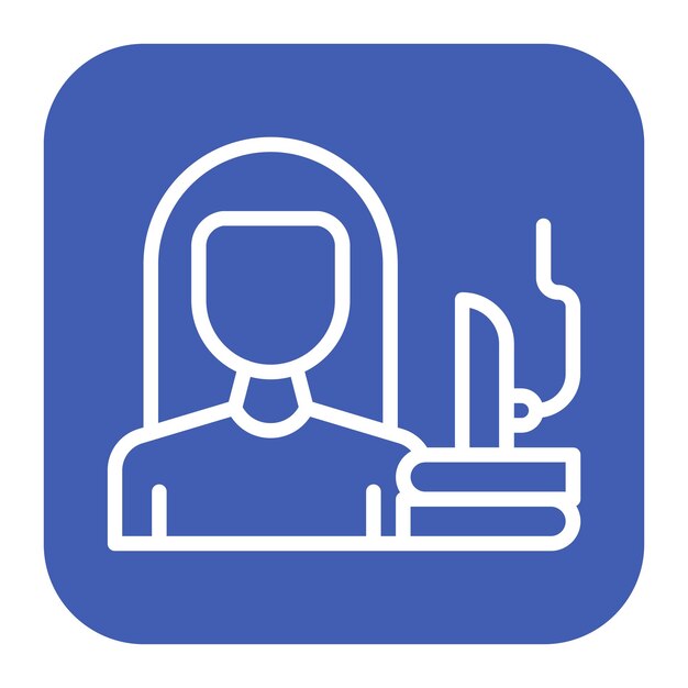 Imagen vectorial del icono del planchador Se puede utilizar para limpiar y limpiar el polvo