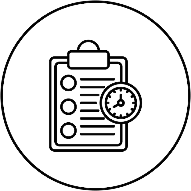 Imagen vectorial del icono de los planes Se puede utilizar para ventas