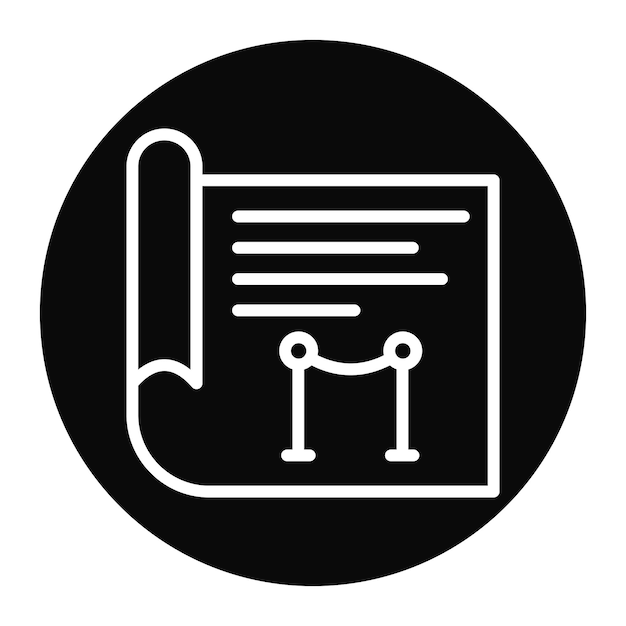 Imagen vectorial del icono de planificación de la ceremonia Se puede utilizar para eventos de premiación
