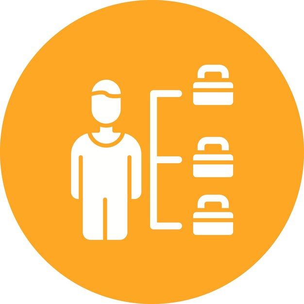 Imagen vectorial del icono de planificación de HR Puede utilizarse para Recursos Humanos