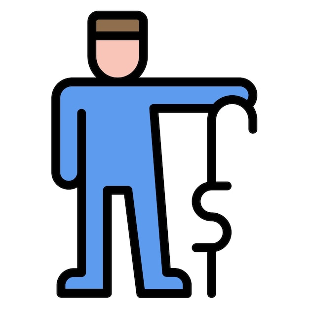 Imagen vectorial del icono de planificación de la jubilación Se puede utilizar para la banca
