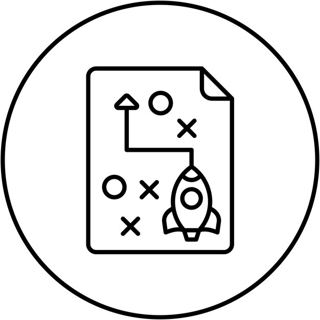 Vector imagen vectorial del icono de planificación de lanzamiento se puede utilizar para agile